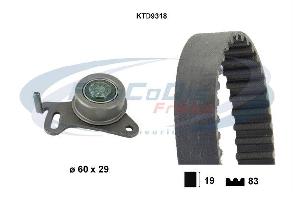 PROCODIS FRANCE Zobsiksnas komplekts KTD9318